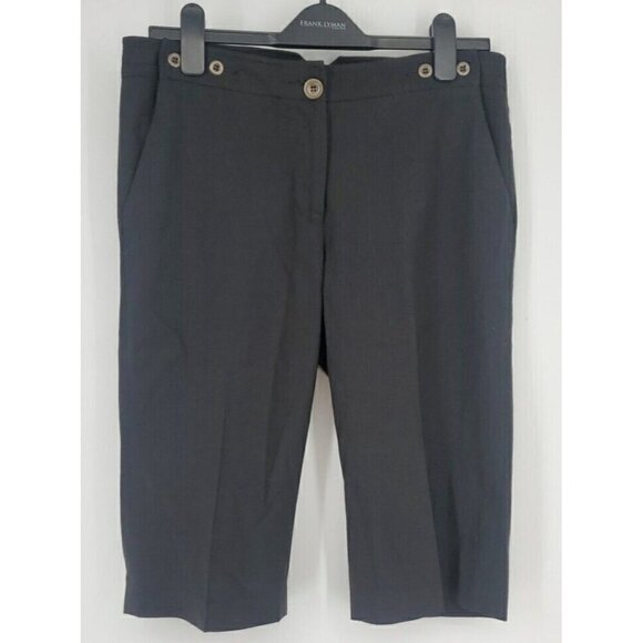 Grayson Pants - Grayson Womens Wellsey Wool Blend Lined Bermuda Dress Shorts Size 6